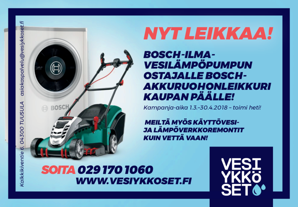 Vesiykköst bosch kampanja